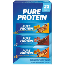 Pure Protein Bars Gluten Free, Chocolate Variety Pack 23 ct. - Brands For Less USA