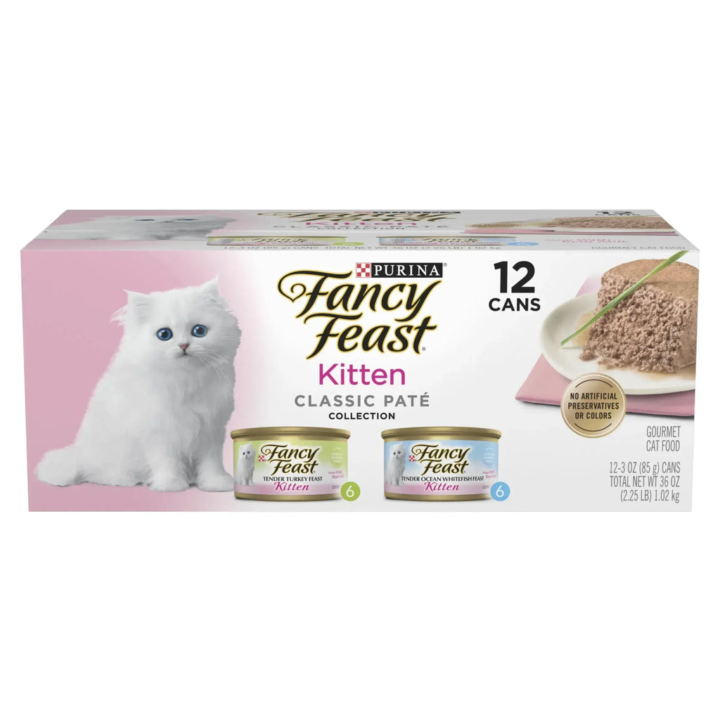 Fancy Less Humayo Purina Fancy Feast Classic Pate Kitten Food, Wet Cat Food, Salmon Prim ...