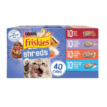Purina Friskies Shreds Gravy Variety Pack, Wet Cat Food, 5.5 oz Cans