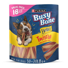 PurinaBusywithBeggin-Twist-dAdultDogChewBoneTreats-18ct-Pouch12-_1 - Brands For Less USA