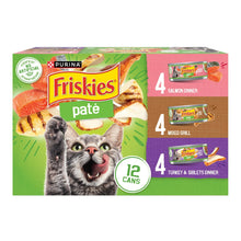 PurinaFriskiesWetCatFoodPateVarietyPackSalmonDinner_TurkeyandGibletsDinnerandMixedGrill_5.5oz. - Brands For Less USA
