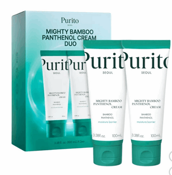 Purito Seoul Mighty Bamboo Panthenol Cream, 3.38 fl oz, 2-pack