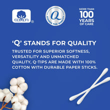 Q-tips Cotton Swabs, Hygiene Shield, For First Aid, Beauty and Baby, 100% Cotton, 300 Count