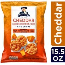 Quaker Cheddar Flavored Rice Crisps, 15.5 oz. (PACK OF 3 )