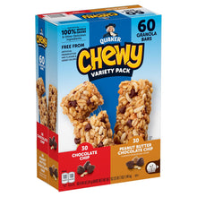 Quaker Chewy Granola Bars, Variety Pack, 0.84 oz, 60-count