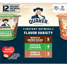 Quaker Instant Oatmeal Express Cup Variety Pack, 12 pk.