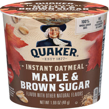 Quaker Instant Oatmeal Express Cup Variety Pack, 12 pk.
