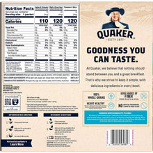 Quaker Lower Sugar Instant Oatmeal, Variety Pack, 1.17 oz., 52 pk.