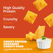 Quest Cheesy 10g Protein Crackers Variety Pack, 14 ct.