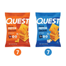 Quest Cheesy 10g Protein Crackers Variety Pack, 14 ct.
