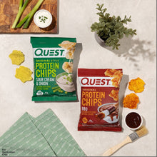 Quest Protein Chips, BBQ and Sour Cream Onion Variety Pack, 1.1 oz., 14 ct.