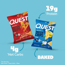 Quest Tortilla-Style 18-20g Protein Chips, Pizza and Ranch Variety Pack, 14 ct.