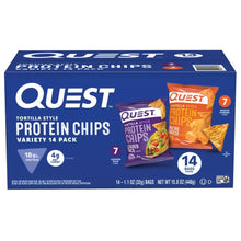 Quest Tortilla Chips, Variety pack, 1.1 Oz Bags, 14-count