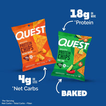 Quest Tortilla Style 18-20g Protein Chip Variety Pack, Chili Lime and Nacho Cheese 14 ct.