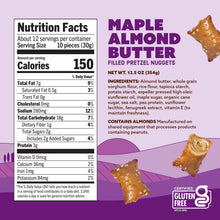 Quinn Maple Almond Butter Filled Pretzel Nuggets, 12.5 oz. (PACK OF 3 )