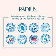 RADIUS Kids Toothbrush, Child Extra Soft, 1 YR+, Totz Toothbrush, Value Pack, 2 CT