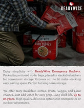 READYWISE Emergency Food Survival Supply 14 Day Bucket, 150 Servings