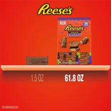 REESE'S Halloween Milk Chocolate Peanut Butter Shapes Candy, Snack Size, 100 pcs.