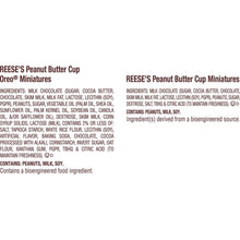 REESE'S Miniatures Oreo and Original Peanut Butter Cups Candy, 48.8 oz.