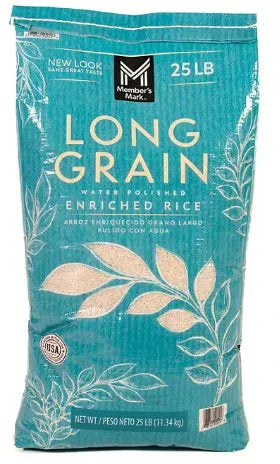 Member's Mark Long Grain White Rice, 25 lbs.– Brands For Less USA