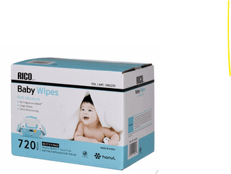 RICO Baby Wipes, 720-count