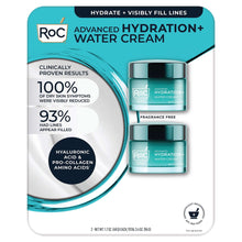 ROC Hydrate + Plump Water Cream, 1.7 oz, 2-pack