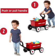 RadioFlyerPush_PullWalkerWagonwithGardenTools_Red_forKids1-4YearsOld_LockingHandleforStability_BabyPushWalkerConvertstoPullWagon_forIndoor_OutdoorPlay2 - Brands For Less USA