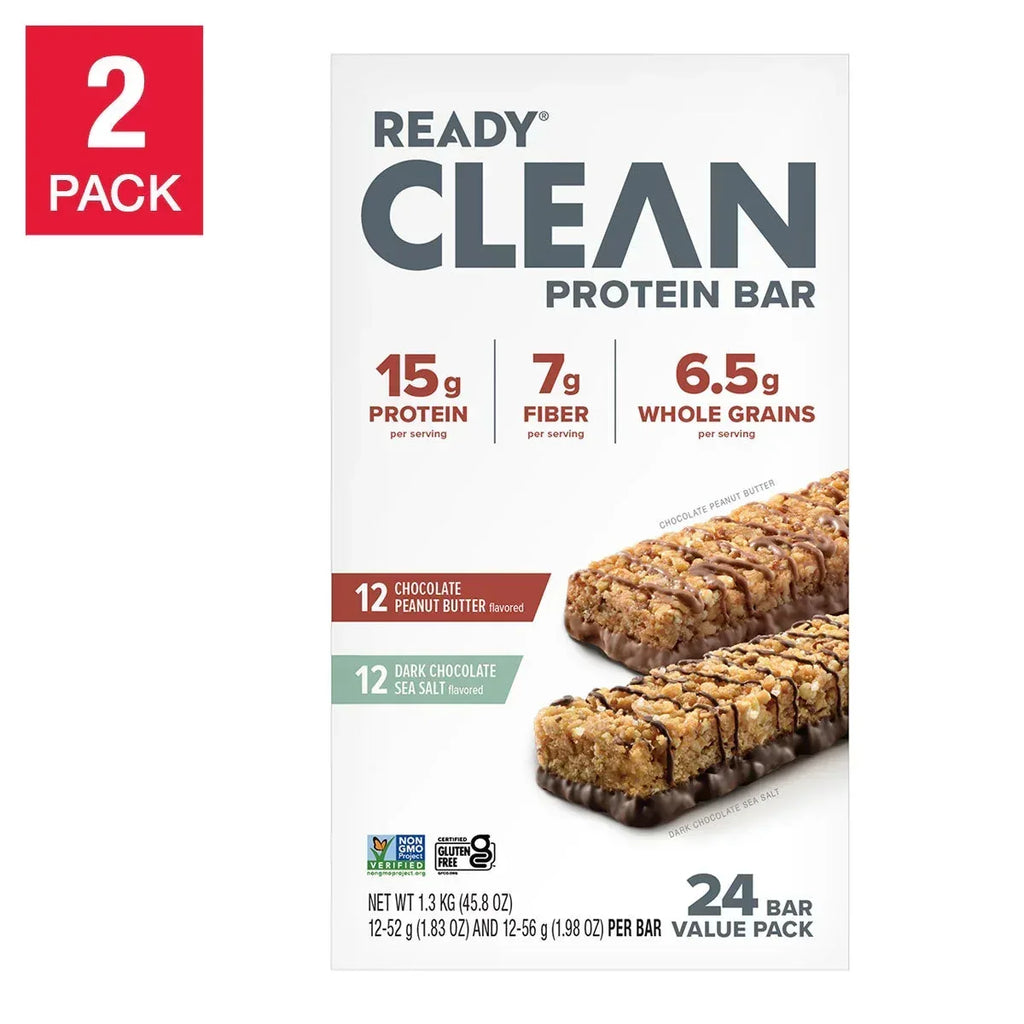 Ready Protein Bar, Chocolate Peanut Butter and Sea Salt, 24-count, 2 p ...