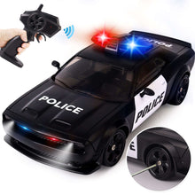 Remote Control Car, 1:20 Scale 15KM/H 4WD Drift Car with LED Lights & 2 Rechargeable Batteries, Racing Drift Car Toy for 3-8 Boys & Girls