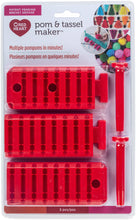 Red Heart Pompon & Tassel Maker-Red