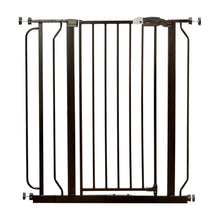 Regalo Easy Step Extra Tall Walk Thru Baby Safety Gate, Fits Openings 29-36.5 Inches, Black