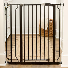 Regalo Easy Step Extra Tall Walk Thru Baby Safety Gate, Fits Openings 29-36.5 Inches, Black