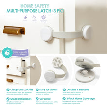 Regalo Multi-Purpose Safety Latches for Child Safety - 3 Pack
