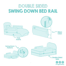 Regalo Swing Down Double Sided Bed Rail Guard, with Reinforced Anchor Safety System