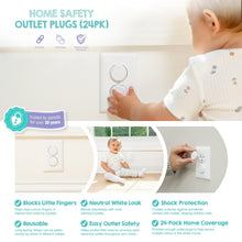 Regalo White Outlet Plugs for Child Safety - 24 Pack