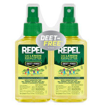 Repel Plant-Based Lemon Eucalyptus Insect and Mosquito Repellent, DEET-Free Bug Spray, 2 Pack