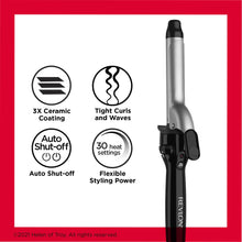Revlon Perfect Heat Triple Ceramic Curling Iron, Black