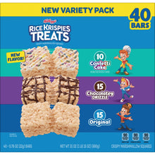 Rice Krispies Treats Squares Snack Bars, Variety Pack, 40 ct.