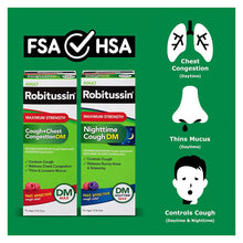 Robitussin DM Max Cough Plus Chest Congestion & Robitussin Maximum Strength Nighttime Cough DM Multi-Pack