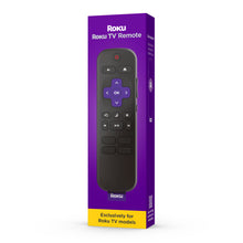 Roku TV Remote Control - Simple Setup & App Shortcuts - Compatible with Roku TV models ONLY - Black