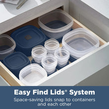 Rubbermaid Easy Find Lids Food Storage Containers with Vented Lids, 26 Piece Set - Brands For Less USA