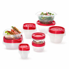 Rubbermaid TakeAlongs 40 Piece Food Storage Set, Red, Total of 12.6 Qts, Ideal Use for Meal Prep and Batch Cooking - Brands For Less USA