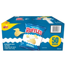 Ruffles Potato Chips, Original, 1 oz, 50-count