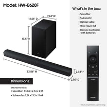 SAMSUNG 3.1 Channel Soundbar w/Dolby Digital 5.1