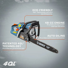 SENIX204QL_49cc4-Cycle18GasChainsaw2 - Brands For Less USA