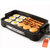 SENSCHEF 20 inch Electric Griddle, Foldable Anti-Mess Shield, 1700W Rapid Heating, ILAG Nonstick, Dishwasher Safe