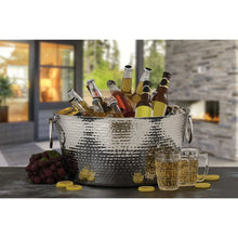SKI30QuartHammeredDoubleWalledStainlessSteelBeverageTub7 - Brands For Less USA
