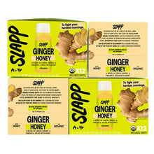 SLAPP Organic Ginger & Honey Daily Booster Shots, 48-count