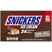 SNICKERS Chocolate Caramel Peanut Butter Ice Cream Bars, Frozen, 2 oz., 24 ct. - Brands For Less USA
