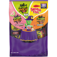 SOUR PATCH KIDS & SWEDISH FISH Halloween Candy, Variety Pack, 280 pcs.